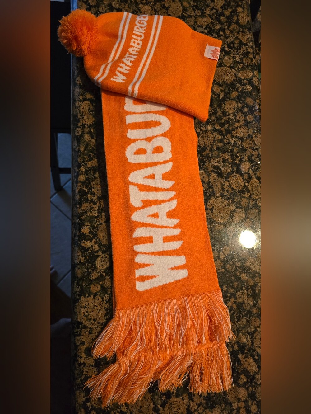 Whataburger Beanie & Scarf